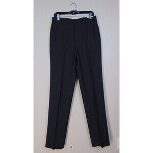 New Brooks Brothers Brooksease Career Dress Pants Mens Size 32 R Black Wool USA
